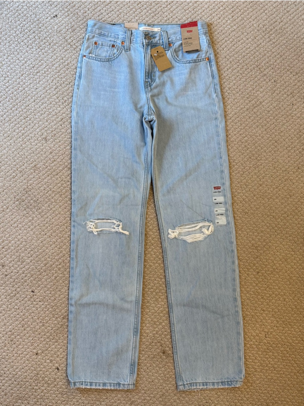 Levi's Low Pro Distressed Jeans NWT